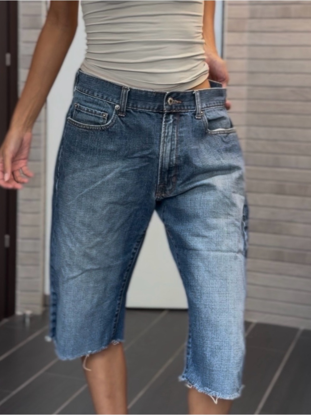 Vintage 34 Relaxed Fit Jeans – Oversized Baggy Style – Unisex Denim